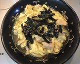 だし汁の効いたふわふわ玉子の親子煮作り方9写真