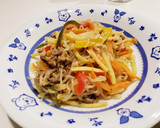 焼肉のたれと白滝でチャプチェ風作り方16写真