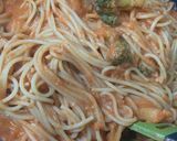 海老とブロッコリーの濃厚パスタ作り方8写真