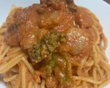 海老とブロッコリーの濃厚パスタ作り方9写真