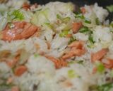 マスカルポーネ＆玉子の鮭炒飯しょう油風味作り方3写真
