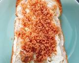 朝食にお魚を！鮭フレークトースト作り方1写真