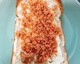 朝食にお魚を！鮭フレークトースト作り方1写真