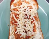 朝食にお魚を！鮭フレークトースト作り方2写真