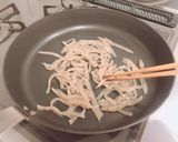 ごぼう、人参、ピーマン、蒟蒻のきんぴら作り方3写真