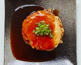 鶏挽肉の豆腐ハンバーグ（和風あんかけ）作り方7写真