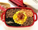 のっけ弁当(4色そぼろ)作り方4写真