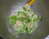ツナと水菜のマヨネーズパスタ作り方4写真