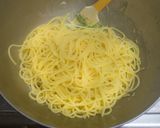 ツナと水菜のマヨネーズパスタ作り方5写真