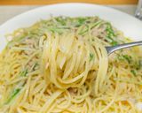 ツナと水菜のマヨネーズパスタ作り方7写真