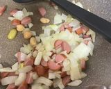 サバ缶とサラダ豆のコク旨トマト煮込み作り方1写真