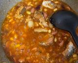 サバ缶とサラダ豆のコク旨トマト煮込み作り方2写真