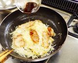 カット野菜で！とんぺい焼き作り方3写真