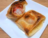 サクットロ♡カニカマ＆チーズの油揚げ包み作り方6写真