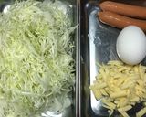 カリカリチーズの洋風キャベツ焼き作り方1写真