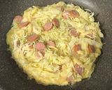 カリカリチーズの洋風キャベツ焼き作り方4写真