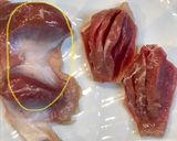 ホットクックで砂肝コンフィ作り方1写真