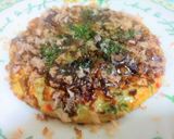 カリカリふわふわ葱牛すじお好み焼き作り方13写真