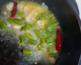 夏の葉物！！空芯菜のペペロンチーノ作り方3写真