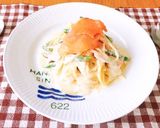 ワンポット　生ハムのクリームパスタ作り方9写真