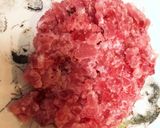 レンチンねぎとろ作り方1写真