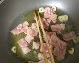 きゅうりとベーコンのニンニク炒め作り方2写真