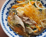 麻婆春雨♪豚こまとエノキを加えて♪作り方9写真