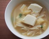 豆腐・えのきの味噌汁♪作り方5写真