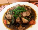 鶏胸肉とナス、トマトの赤ワイン炒め煮作り方9写真
