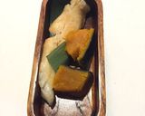 カレイ煮つけ 海苔弁当 詰め方作り方4写真