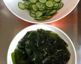 簡単◎きゅうりわかめのかにかまポン酢和え作り方1写真