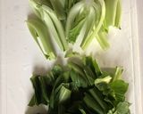チンゲン菜のザーサイ和え作り方1写真