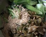 チンゲン菜のザーサイ和え作り方3写真