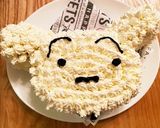 キャラケーキ☆クレヨンしんちゃんのシロ作り方7写真