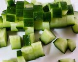 爽やか！夏野菜とタコの冷製サラダ～*作り方1写真