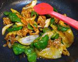 自炊飯　豚小間切れとピーマン炒め　2種味作り方14写真