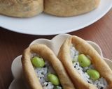 枝豆・黒ごまのいなり寿司♪枝豆香る♪作り方5写真