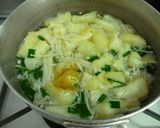 えのきと、ふわふわ卵の味噌汁♪作り方2写真
