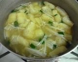 えのきと、ふわふわ卵の味噌汁♪作り方3写真