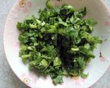 じゃが芋・大根葉・炒り卵のマヨサラダ♪作り方2写真