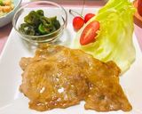 今日の献立豚ロースで生姜焼き・和食おかず作り方1写真