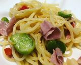 簡単！＊生ハムとトマトのパスタ作り方5写真