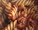 フジローニ　大きなパスタのアラビアータ作り方7写真