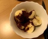 バナナとチョコレートクリーム作り方1写真