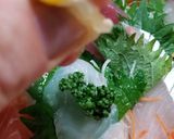 刺身の妻でカルパッチョ風作り方1写真