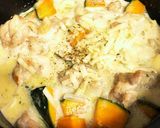 鶏とかぼちゃのチーズ・クリーム煮込み作り方10写真