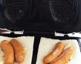 たい焼き器でホットサンド?!作り方6写真
