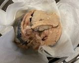 焦がしネギとさば缶のチャーハン作り方1写真