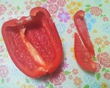 パプリカ＆ピーマンの切り方⋆*❁*作り方3写真