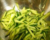 鶏ささみときゅうりの梅和え作り方2写真